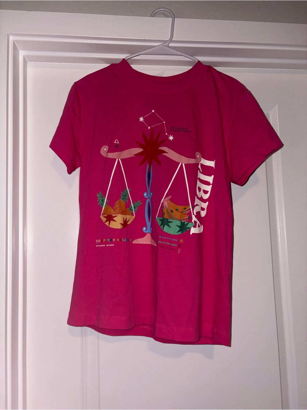 FARM Rio Bright Pink Libra Graphic Tee